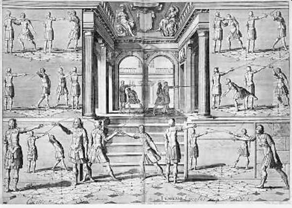 The Fencing Lesson - view 1