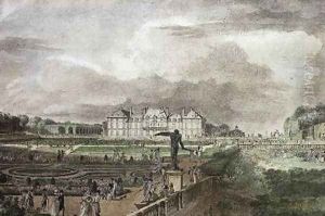 Chateau and Garden of Sceaux by Meunier