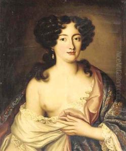 Portrait of Marie Mancini (1640-1715), Prince Colonna, half-length, in an embroidered cloak Portrait of Marie Mancini (1640-1715), Prince Colonna, half-length, in an embroidered cloak