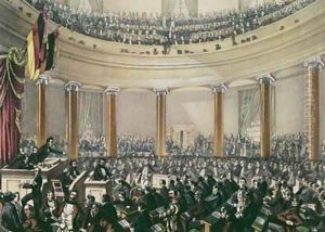 The National Assembly in the church St Paul Frankfurt convened in May 1848