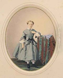 Portrait of Madeleine de Malaret one of the Petites Filles Modeles of the Countess de Segur by Freres Mayer