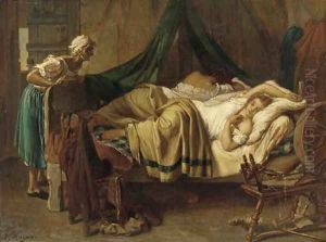Sleeping beauties by Jules Joseph Meynier