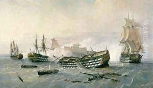 Defence of the Havana Promontory in 1762 1898 by Rafael Monleon y Torres