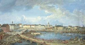 View of Stockholm from the Royal Palace 1801 by Elias Martin