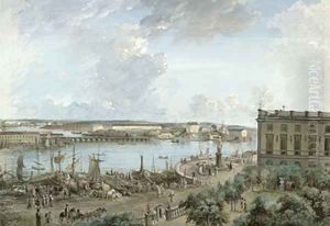 View of Stockholm from the Royal Palace by Elias Martin