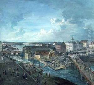 View of Stockholm from the Royal Palace 2 by Elias Martin