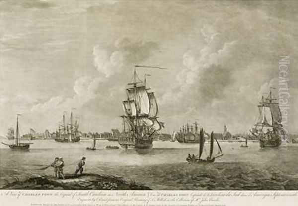 A View of Charles Town the Capital of South Carolina in North America from Scenographia Americana - view 1