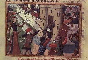 The Siege of Paris by Joan of Arc 1412-31 in 1429 by de Paris (known as Auvergne) Martial