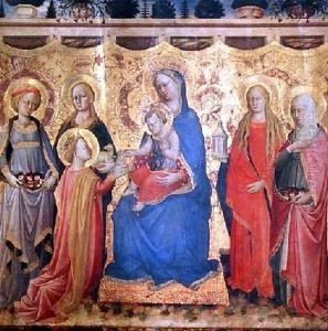 The Mystic Marriage of St Catherine by di Cristofano Mariotto