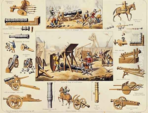 French artillery from the 14th and 15th centuries - view 1