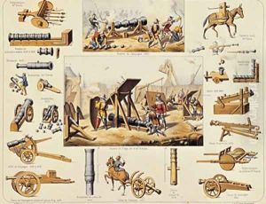 French artillery from the 14th and 15th centuries
