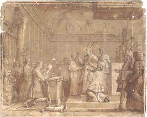 The marriage of Prince James Stuart, the Old Pretender, and Princess Maria Clementina Sobieska