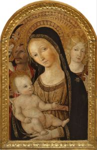 Madonna and Child with SS Catherine and Christopher 1470