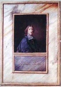 Frontispiece with self portrait for The Adventures of Telemachus by Francois de Salignac de la Mothe-Fenelon
