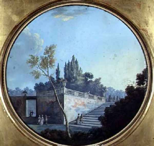 Classical Garden Possibly at Versailles - view 1