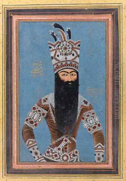 Portrait of FathAli Shah Qajar 1815 - view 1