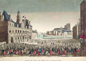 The Arrival of the Duke of Orleans at the Hotel de Ville 31st July 1830 by Mavski