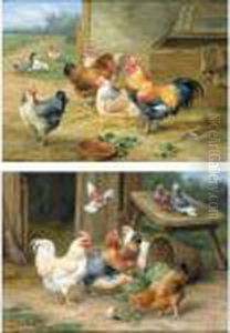 Fresh From The Garden; King Of The Roost by Edgar Hunt