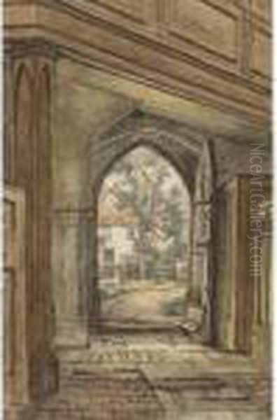 A Doorway In Bushey Church, Hertfordshire - view 1