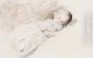 Study Of A Baby by William Henry Hunt