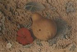 Still Life Of A Pear by William Henry Hunt