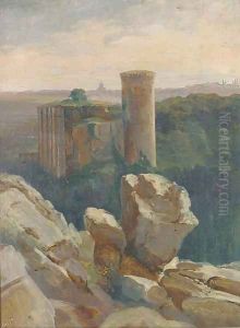 Ruins before the Roman Campagna