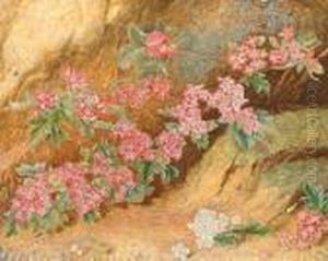 Flowers On A Mossy Bank by William Henry Hunt