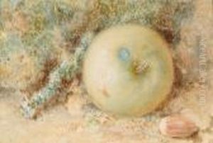 Still Life Of An Apple by William Henry Hunt