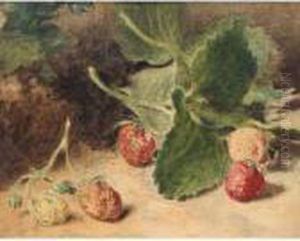 Still Life With Strawberries by William Henry Hunt