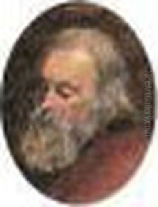 Study Of The Head Of An Old Man by William Henry Hunt