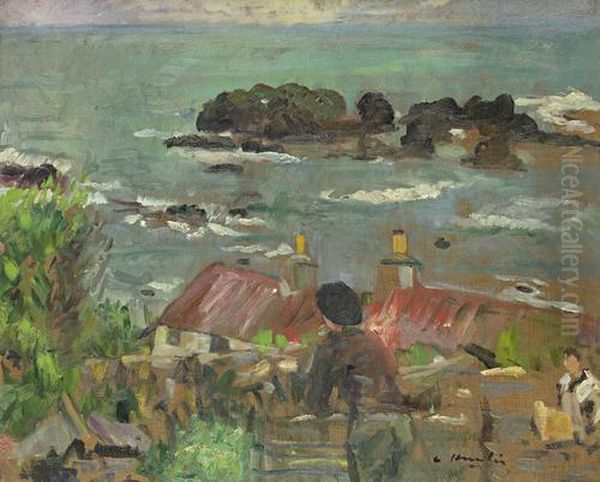 Two Figures, Largo Bay - view 1