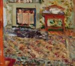 The Artist's Bedroom by George Leslie Hunter