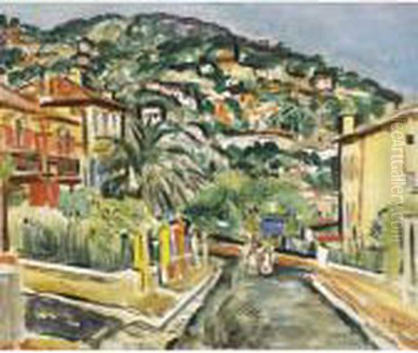 Street Scene, Vence - view 1