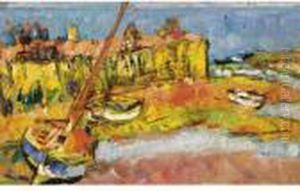 Low Tide, Largo, Fife by George Leslie Hunter