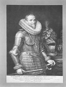 Half-length portrait of Don Ambrosio Spinola 1569-1630 by Michiel Jansz. van Mierevelt