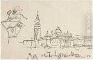 San Giorgio Maggiore From St Mark's Square by George Leslie Hunter