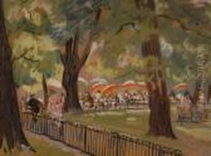 Busy Park Scene Busy Park Scene