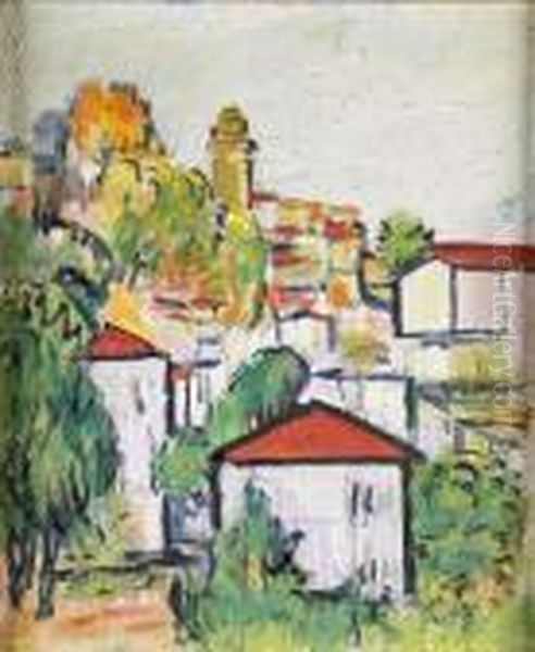 Rooftops, Possibly Villefranche - view 1
