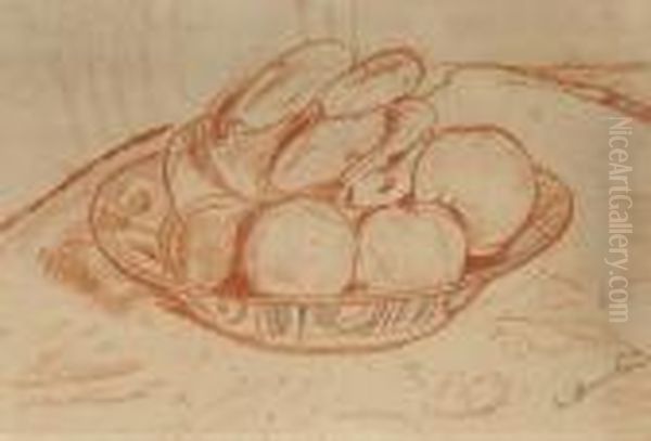 Still Life With Apples And Bananas - view 1