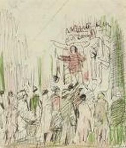 Stage Scene by George Leslie Hunter