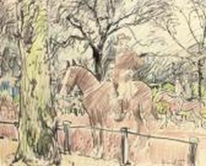 Don Roberto Cunninghame Graham In Rotten Row, Hyde Park