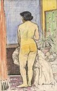 Nude By A Green Screen