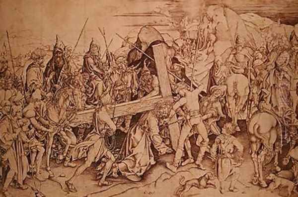 Christ carrying his cross - view 1