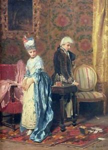 The Lovers Tiff 1872 by Paolo Mei