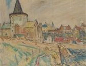 St Monans, Fife by George Leslie Hunter