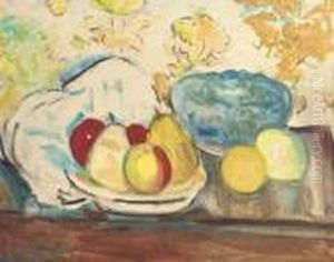 Apples And Pears by George Leslie Hunter