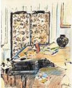 The Grand Piano by George Leslie Hunter