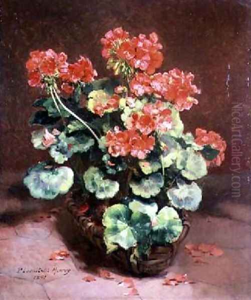 Flowers in a Basket - view 1