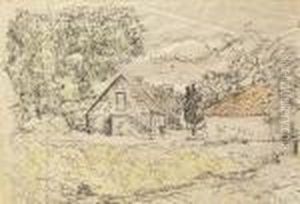 The Mill Dam, Fife by George Leslie Hunter