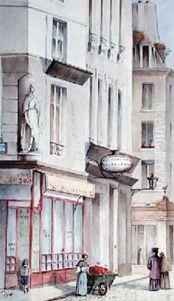 View of the Rue de Clery 1910 - view 1